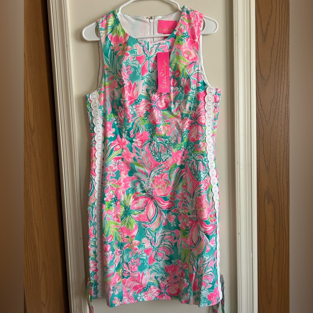 NEW with tags Lilly Pulitzer Hot on the Scene Mila stretch shift size 10